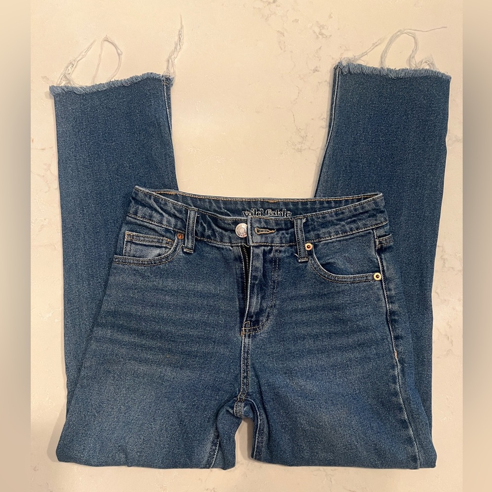 Wild Fable high rise, straight ankle jeans, size 00